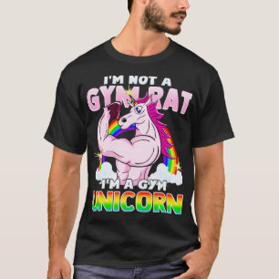 Ich bin kein Gym Rat Im a Gym Unicorn trainieren Ü T-Shirt