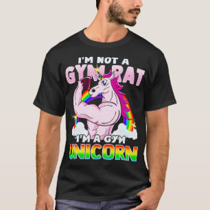 Ich bin kein Gym Rat Im a Gym Unicorn trainieren Ü T-Shirt
