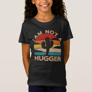 Ich bin kein Hugger Shirt Funny Vintag Cactus