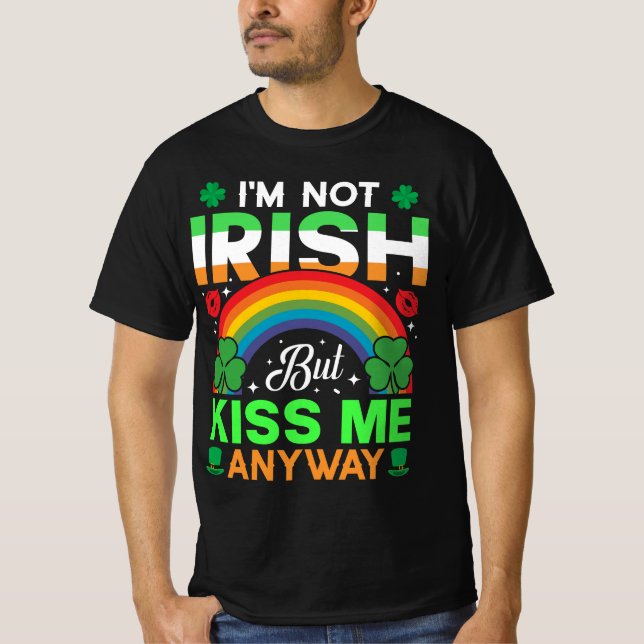 Ich bin kein Irin, der mir irgendwie den St. Patri T-Shirt (Vorderseite)