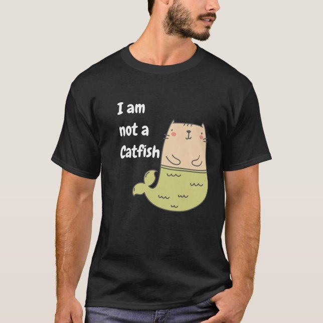 Ich bin kein Katfisch T-Shirt (Vorderseite)