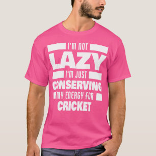 Ich bin kein leiser Cricket-Sprichwort-Funny Crick T-Shirt