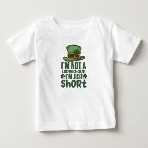 Ich bin kein Leprechaun, ich bin nur klein St. Pat Baby T-shirt