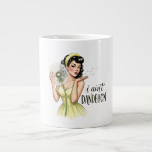 Ich bin kein Löwenzahn Gartenscherz Jumbo-Tasse
