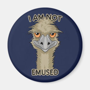 Ich bin kein lustiger Emu Pun Magnet