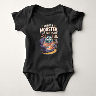 Ich bin kein Monster, das ich nur wie ein Hallowee Baby Strampler