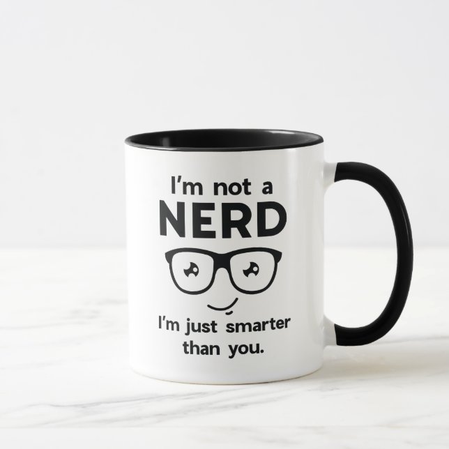 Ich bin kein Nerd Tasse (Rechts)