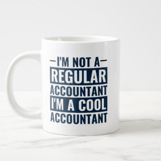 Ich bin kein regelmäßiger Buchhalter, ich bin Cool Jumbo-Tasse