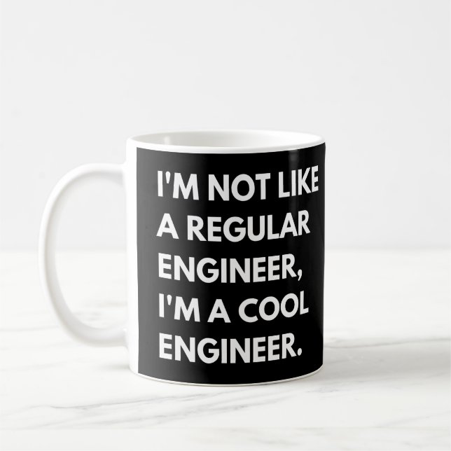 Ich bin kein regelmäßiger Ingenieur, ich bin ein C Kaffeetasse (Links)