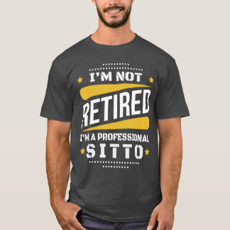 Ich bin kein Rentner Profi Sitto Vintage Rentner T-Shirt