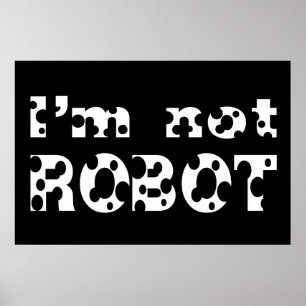 Ich bin kein Roboter Poster