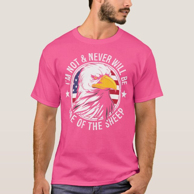 Ich bin kein Schafe T-Shirt (Vorderseite)