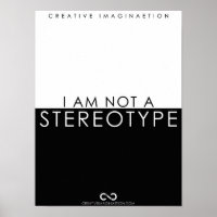 Ich bin kein stereotype BW-Poster