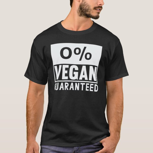 Ich bin kein Veganer T-Shirt (Vorderseite)