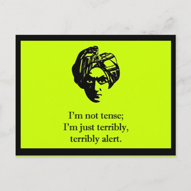 Ich bin kein Weihrauch Postkarte (Vorderseite)