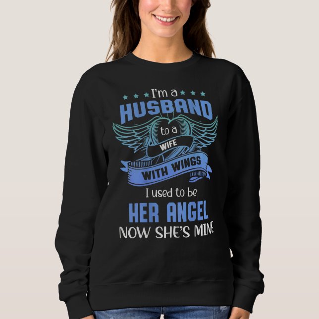 Ich bin kein Witwer, ich bin ein Ehemann einer sch Sweatshirt (Vorderseite)