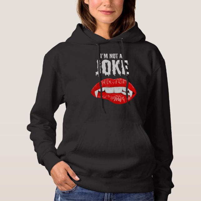 Ich bin kein Witz Hoodie (Vorderseite)
