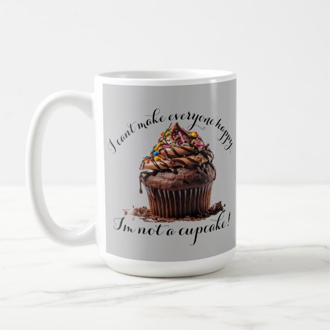 Ich bin keine Cupcake Coffee Tasse (Links)