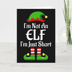 Ich bin keine Elfen-Familien-Weihnachts-Pyjamas pa Karte