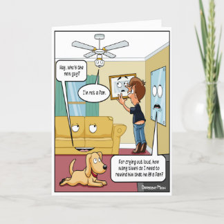 Ich bin keine Fan Punny Birthday Card Karte