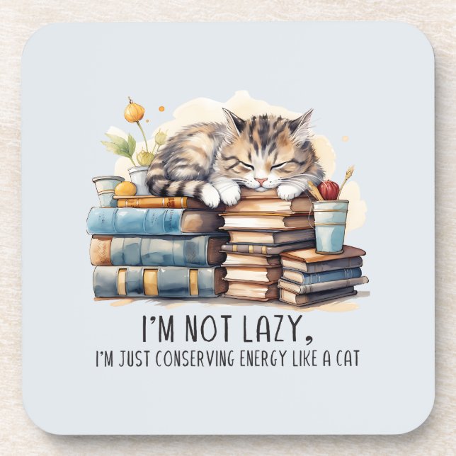 Ich bin keine Niedliche Katze. Getränkeuntersetzer (Vorderseite)
