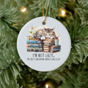 Ich bin keine Niedliche Katze. Keramik Ornament