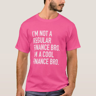 Ich bin keine reguläre Finanzbank Cool Funny Banke T-Shirt