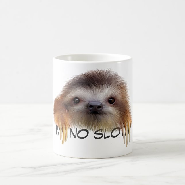 Ich bin keine Sloth-Tasse Kaffeetasse (Mittel)