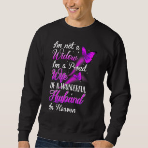 Ich bin keine Widow, sondern eine stolze Ehefrau e Sweatshirt