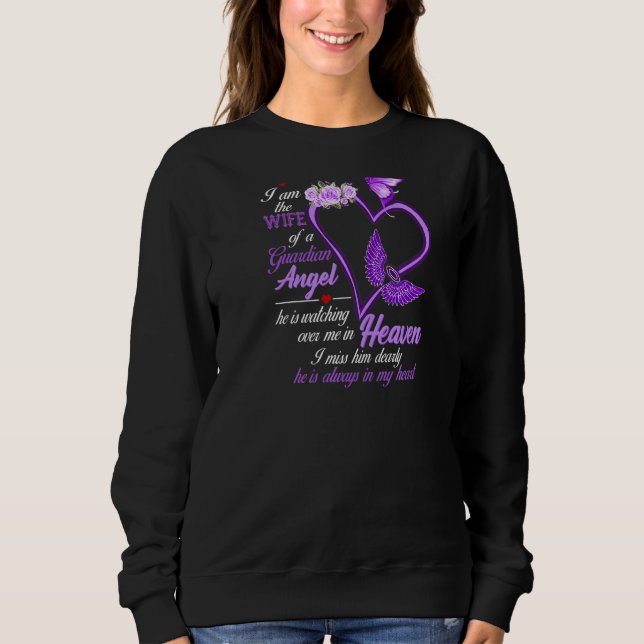 Ich bin keine Witwe, ich bin die Frau eines Schutz Sweatshirt (Vorderseite)