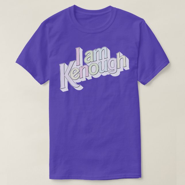 Ich bin Kgenug Pastel Colorway T-Shirt (Design vorne)