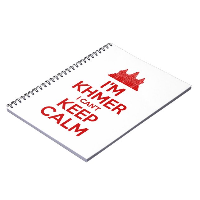 Ich bin Khmer, ich kann nicht Calm Behalten Notizblock (Linke Seite)