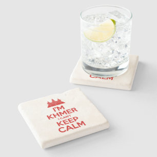 Ich bin Khmer, ich kann nicht Calm Behalten Steinuntersetzer