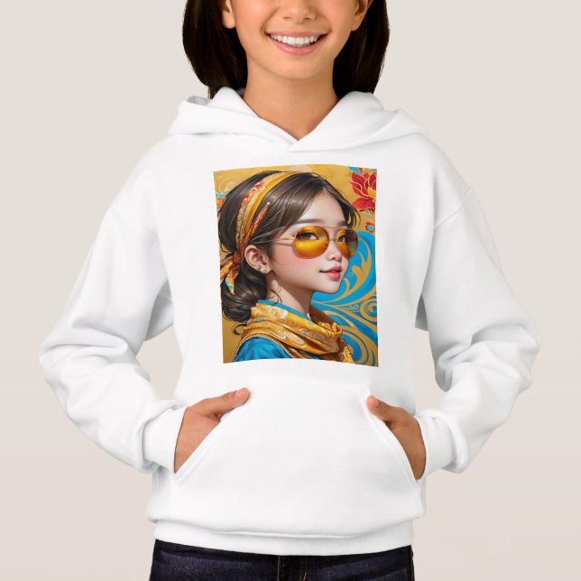 Ich bin klug hoodie (Vorderseite)