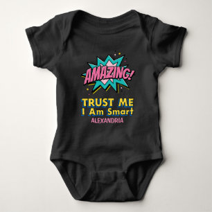 Ich bin klug Phantastisch Trust Me Trendy Personal Baby Strampler