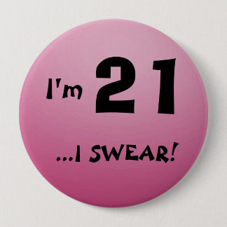 Ich bin Knopf 21 Button