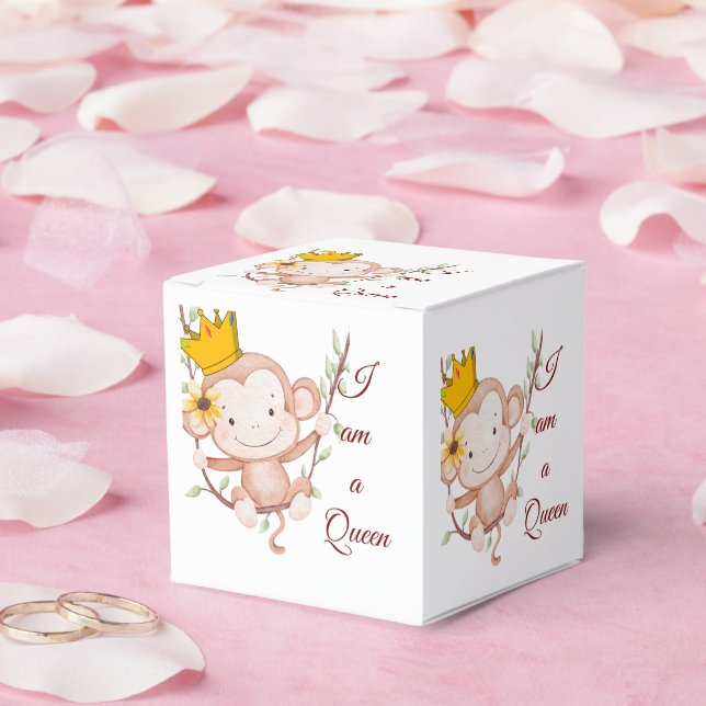Ich bin Königin – Elegant Geschenkschachtel (Hochzeit)