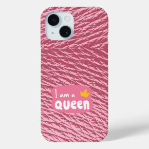 ICH BIN KÖNIGIN / Hellrosa Case-Mate iPhone Hülle