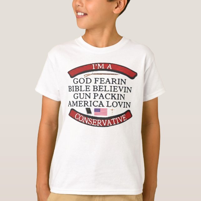 ICH BIN KONSERVATIV T-Shirt (Vorderseite)