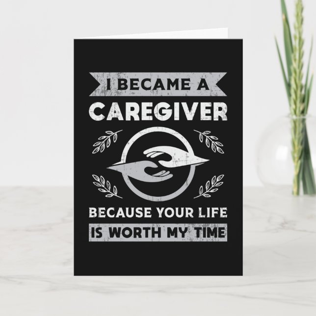 Ich bin Krankenpfleger geworden Karte (Vorderseite)