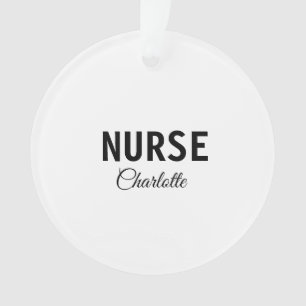 Ich bin Krankenpfleger medizinischer Experte fügen Ornament