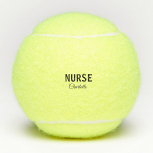 Ich bin Krankenpfleger medizinischer Experte fügen Tennisbälle