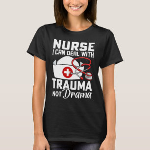 Ich bin Krankenschwester, die ich mit Trauma und n T-Shirt