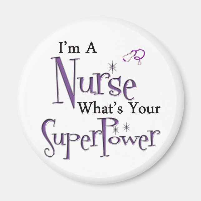 Ich bin Krankenschwester Magnet (Vorne)