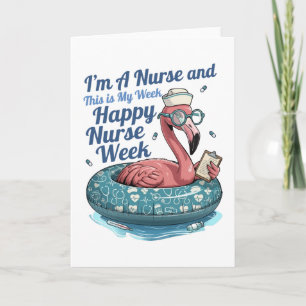Ich bin Krankenschwester und das ist meine Woche F Karte
