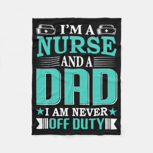 Ich bin Krankenschwester und ein Vater, den ich ni Fleecedecke