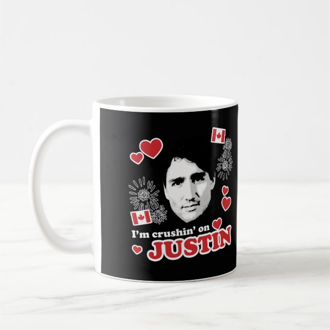 Ich bin Kreuzzug auf Justin -.png Kaffeetasse (Links)