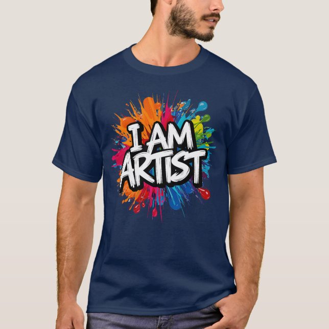 ich bin Künstler T-Shirt (Vorderseite)