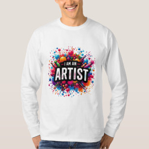 Ich bin Künstlerin   Maler   ZEICHNEND   Kunstlehr T-Shirt