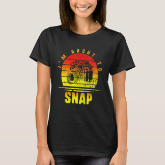Ich bin kurz davor zu fotografieren Fotograf Kamer T-Shirt